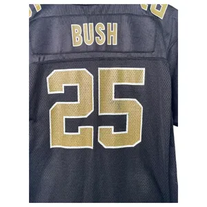 VTG Reggie Bush 25 Jersey Womens Extra Large Black New Orleans Saints NFL 2000s thumbnail 10