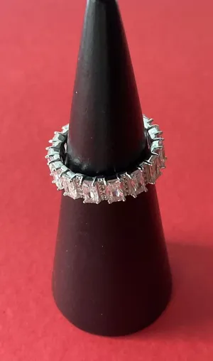 Bomb Party RBP5870 “The Sterling Club” Cubic Zirconia on .925 SSS Sz 7 Ring NWT thumbnail 1