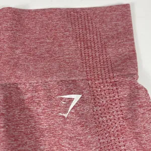 Gymshark Leggings Womens Pink Seamless High Waist‎ Textured Yoga Gym Pants thumbnail 2
