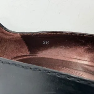Tods Kitten Heel Pumps Womens‎ 36 Black Leather Suede Pointed Toe Office Siren thumbnail 9