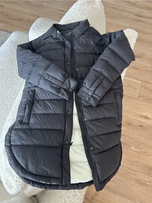 Prana Global Thistle Down Filled Black Long Coat XS thumbnail 1