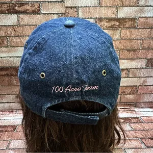 Disney Winnie The Pooh Blue Denim Varsity Cap thumbnail 5