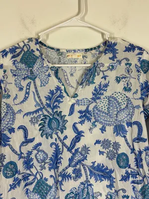 Roller Rabbit Amanda Kurta Top Size Small thumbnail 6