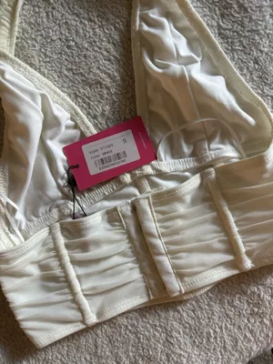 Edikted Going Out Top White Halter thumbnail 4