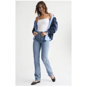 Abercrombie & Fitch 90s Slim Straight Ultra High Rise Curve Love Jeans 26/2 thumbnail 2
