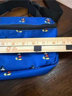 Loungefly Disney Waist Bag Mickey Mouse Pattern Blue Rare HTF Disney Parks thumbnail 7