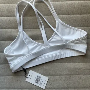 AYBL Women's White Sports Bra thumbnail 2