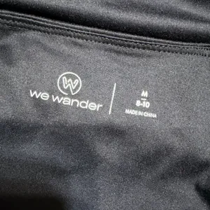 We Wander Womens Performance Jersey Dress Black Built-in Shorts Size M NWT thumbnail 4