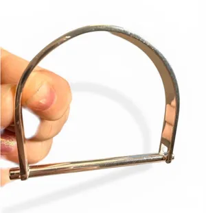 BCBGeneration Platinum Rose D-Shape Bangle Bracelet‎ 139531SLV040 Sample thumbnail 1