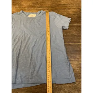 Print Fresh Blue‎ Pajama Top T Shirt Size Medium Cozy Comfy thumbnail 4