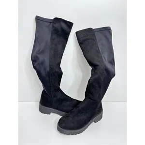 Dirty Laundry Knee High‎ Boots Womens Black Platform Size 6.5 Side Zip Closure thumbnail 5