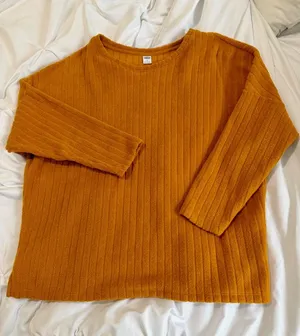 Old Navy Long Sleeve Cozy Texture Tobacco Leaf Sweater Size Small thumbnail 1