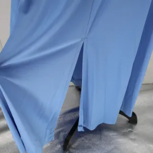 Ryan‎ Keith Vintage 70s Halter Maxi Dress Jacket Womens Size 6 Blue Babydoll Y2K thumbnail 11
