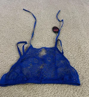 D24 Bralette top bra blue cute new unused thumbnail 1