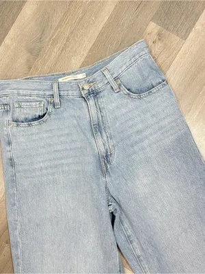 Levi’s High Waist‎ Straight Leg Jeans Light Blue Women Size 29 thumbnail 6
