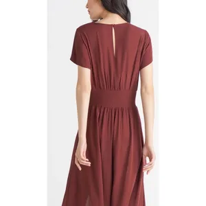 Aritzia Wilfred Maxime Dress Color Brown Size Medium thumbnail 2