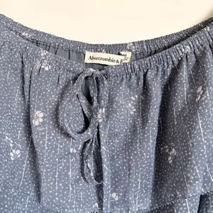 Abercrombie & Fitch Cottagecore Peasant Style Blue Bodysuit Medium thumbnail 5