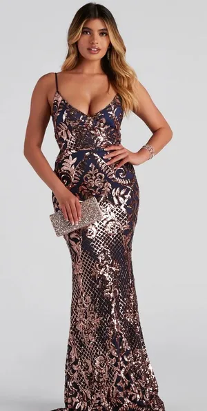 Prom Windsor Dress Sequin thumbnail 1