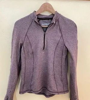 Avalanche Women's Purple Quarter-Zip Top thumbnail 1