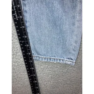 American Eagle Girlfriend Jeans Women 8 Short High Rise‎ Distressed Thrashed thumbnail 5