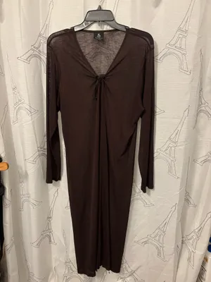 Cardigan knee Brown Size L thumbnail 3