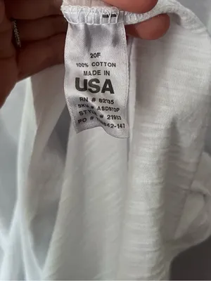 Fresh Produce Women’s 100% Cotton White Tank Dress Size Medium thumbnail 5