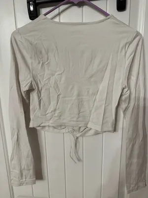 Aerie Real Me Cropped Long Sleeve thumbnail 2