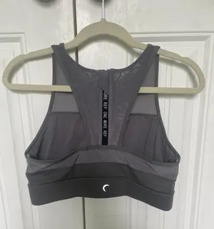 grey all star sports bra thumbnail 2