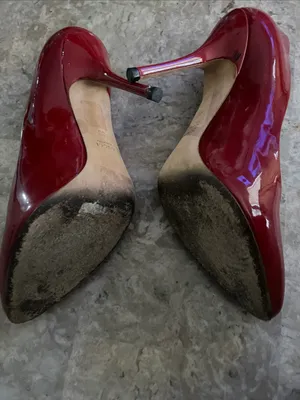 Gucci Classic Pumps High Stiletto Heels Patent Leather Dark Red EU38 B US 8B thumbnail 8