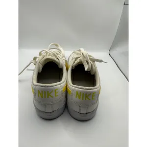 Nike Blazer Low 77 White Yellow DA4074-118‎ Youth 6.5Y Womens 8 Sneakers thumbnail 7