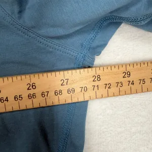 Lululemon Size 14 Back in Action Short Sleeve T-Shirt Utility Blue Relaxed Fit thumbnail 7