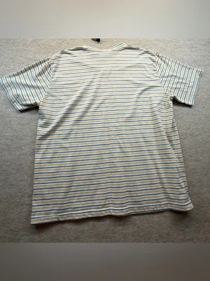 Vintage Green Bay Packers Game Day Moretz Striped V-Neck Shirt 18/20W NFL thumbnail 2