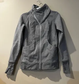 cozy Cuddle Up Jacket Women’s 4 Grey Full Zip thumbnail 1