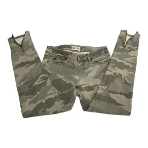 Roxy Sunstrippers Camo Skinny Jeans Size 26 Green Gray Ankle Zip Stretch Pants thumbnail 6