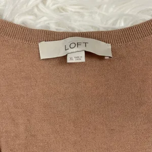 Loft dual tone varsity cardigan sweater  thumbnail 5