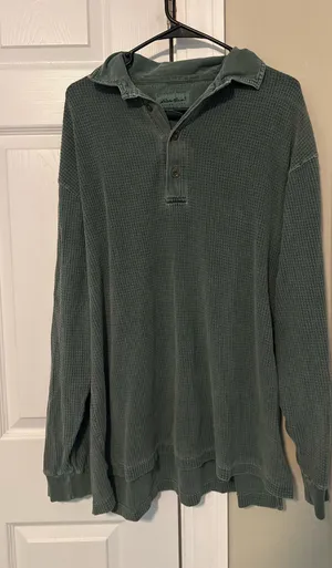 Eddie Bauer vintage waffle henley  thumbnail 1
