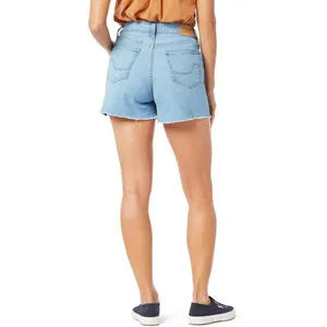 Signature By Levi Strauss & Co. Gold Label Co. High Rise 3" Jean Shorts Blue 26 thumbnail 6
