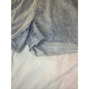GAP NWT Denim Shortall Overalls with Washwell - Light Wash - Size L thumbnail 5