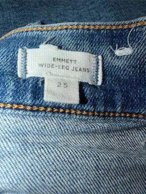 Madewell Light Blue Wide-Leg Jeans thumbnail 10