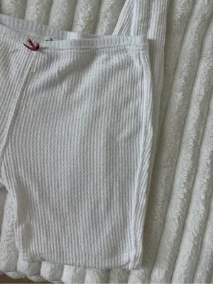Free People Intimately Free White Knit lounge pants thumbnail 2