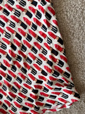 Anthropologie by Anthropologie Silky lipstick Cowl-Neck Tank Top size xl NWT thumbnail 7