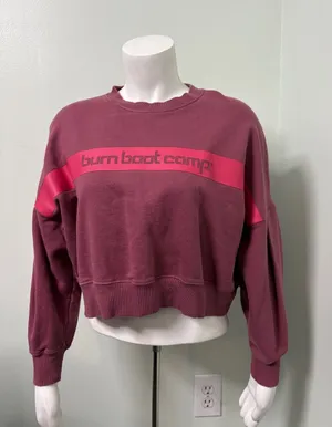Burn Boot Camp Sweatshirt XS Red thumbnail 1