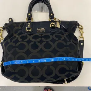 Coach Y2K OP Art satchel handbag thumbnail 5