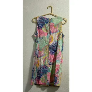 LILLY PULITZER Roar Of The Sea " MILA" SLEEVELESS SHIFT DRESS SIZE 4 thumbnail 4