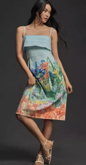 Anthropologie Dress Midi thumbnail 1