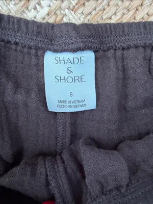 NWT Shade & Shore Black womens Drawstring Jogger Pants thumbnail 2