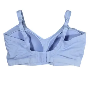 Warners Easy Does It Seamless Stretch Wireless Bra Light Blue RM3911A Large NWT thumbnail 2