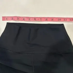 Alo Yoga High Waist Slash Leggings XS Black Cutout Detail thumbnail 7