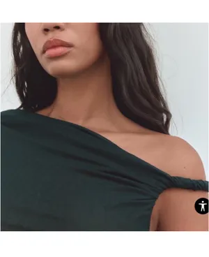 ZARA Green Top thumbnail 3