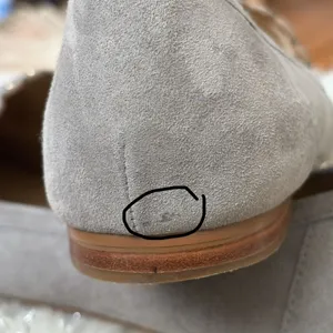 Talbots Gray Women’s Ryan Scaloop Flats Suede Loafers with Stud Detail Size 9M thumbnail 11